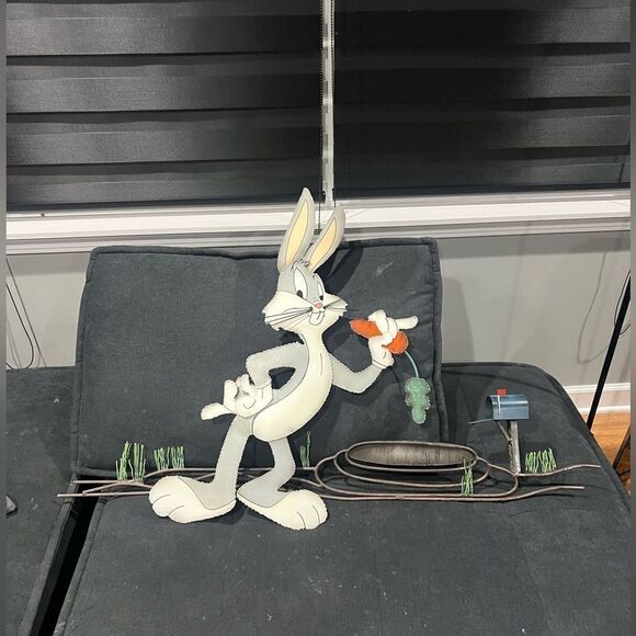 VERY RARE C. Jere Looney Tunes Layered Metal Wall Sculpture Bugs Bunny - Signed - Picture 2 of 10